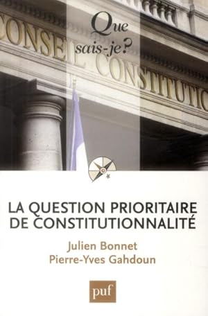 la question prioritaire de constitutionnalité