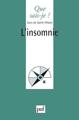 Imagen del vendedor de L'insomnie a la venta por Chapitre.com : livres et presse ancienne