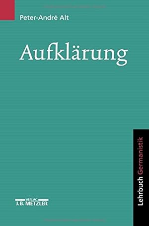 Seller image for Lehrbuch Germanistik: Aufklrung for sale by Fundus-Online GbR Borkert Schwarz Zerfa