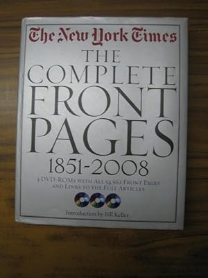 Bild des Verkufers fr The New York Times - The Complete Front Pages 1851 - 2008. zum Verkauf von Antiquariat Carl Wegner