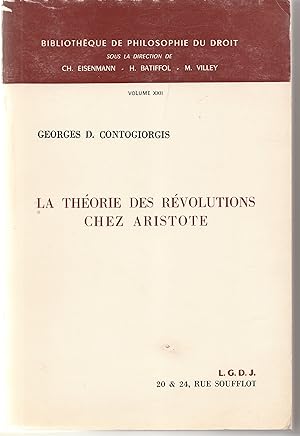La théorie des révolutions chez Aristote