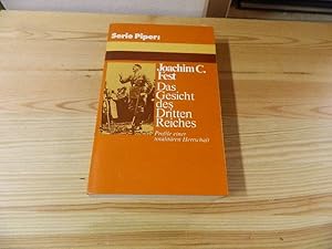 Bild des Verkufers fr Das Gesicht des Dritten Reiches : Profile e. totalitren Herrschaft. Joachim C. Fest / Serie Piper ; 199 zum Verkauf von Versandantiquariat Schfer