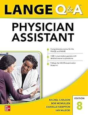 Seller image for LANGE Q&A Physician Assistant Examination, Eighth Edition by Carlson, Rachel, Simon, Albert, Kempton, Danielle, McMullen, Bob [Paperback ] for sale by booksXpress
