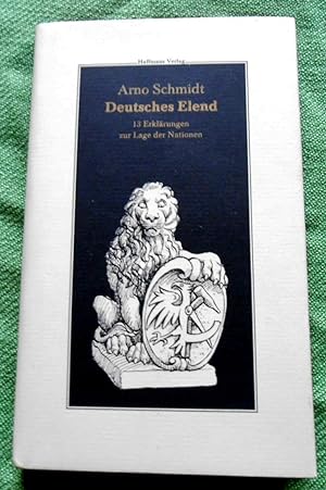 Seller image for Deutsches Elend. 13 Erklrungen zur Lage der Nation. Haffmans' Helfende Hand-Bibliothek. for sale by Versandantiquariat Sabine Varma