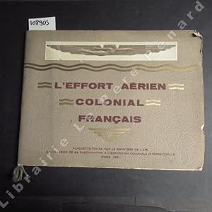 Seller image for L'effort arien colonial franais for sale by Librairie-Bouquinerie Le Pre Pnard