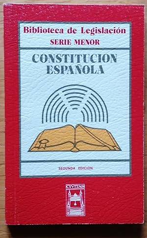Constitución española: Texto integro (Biblioteca de legislación. Serie menor)