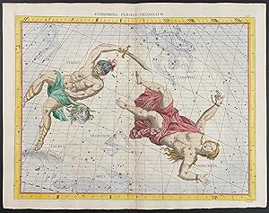 Andromeda, Perseus (with Medusa's Head), Triangulum Constellations