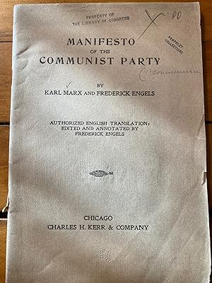 Manifesto of the Communist Party.