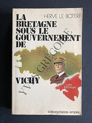 LA BRETAGNE SOUS LE GOUVERNEMENT DE VICHY une tentative de régionalisation?