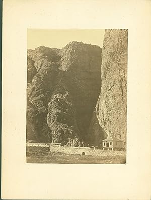 Gorge de Trient (albumen photograph)