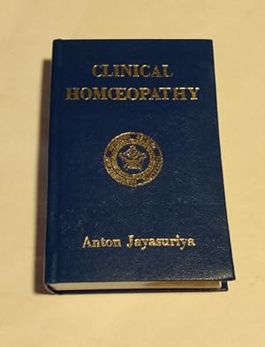 Imagen del vendedor de Clinical Homeopathy (Leatherbound) a la venta por Erlandson Books