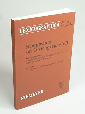 Imagen del vendedor de Symposium on Lexicography VII. a la venta por Antiquariat Dorner