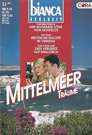 Seller image for 3 Romane - bianca / Mittelmeer Trume 11/99 Band 71 for sale by Buchhandlung & Antiquariat Rother