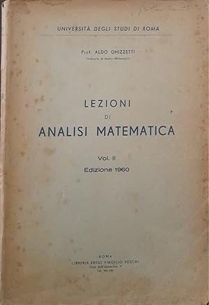 Lezioni di analisi matematica (vol.II)