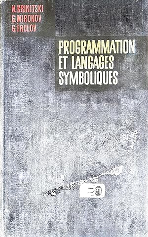 Programmation et langages symboliques