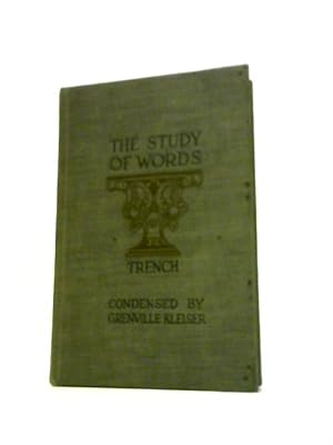 Seller image for The Study Of Words for sale by World of Rare Books