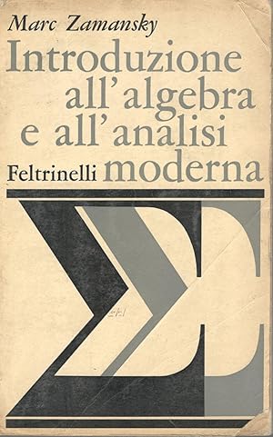 Introduzione all'algebra e all'analisi moderna