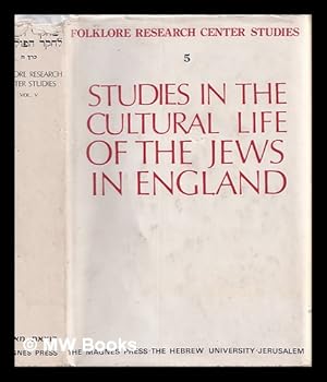 Immagine del venditore per Studies in the cultural life of the Jews in England / edited by Dov Noy, Issachar Ben-Ami venduto da MW Books Ltd.