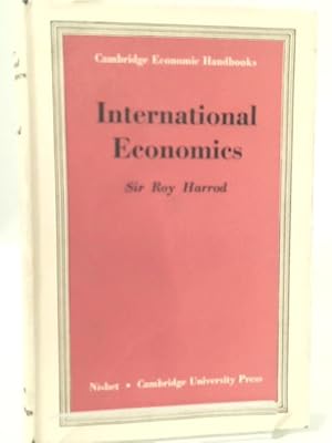 Imagen del vendedor de International Economics. a la venta por World of Rare Books