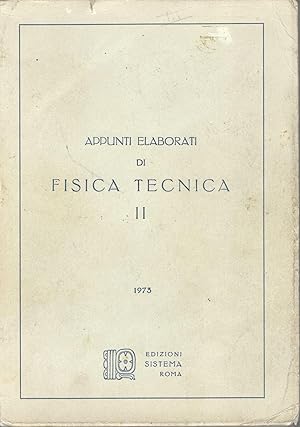 Appunti elaborati di fisica tecnica (II)