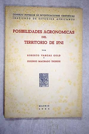 Imagen del vendedor de Posibilidades agronmicas del territorio de Ifni a la venta por Alcan Libros