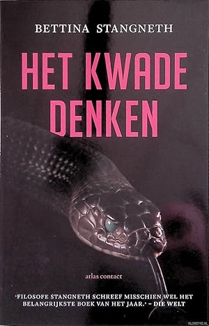 Imagen del vendedor de Het kwade denken a la venta por Klondyke