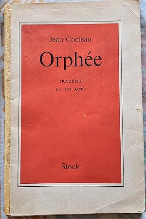 Immagine del venditore per Orphee (the play in French) venduto da DR Fine Arts