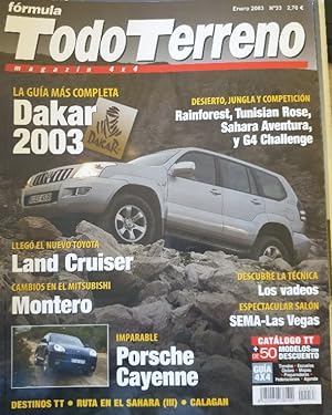 TODOTERRENO 4X4. ENERO 2003 Nº 33. LA GUIA MAS COMPLETA DAKAR 2003.