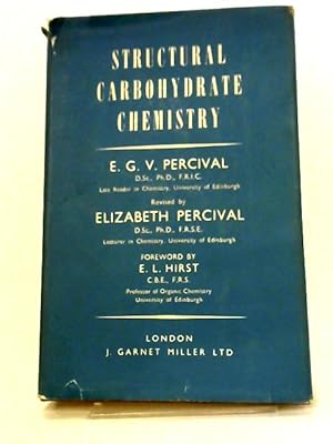 Bild des Verkufers fr Structural Carbohydrate Chemistry zum Verkauf von World of Rare Books