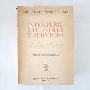 Seller image for INTEMPERIE VICTORIA Y SERVICIO for sale by LIBRERIA CLIO