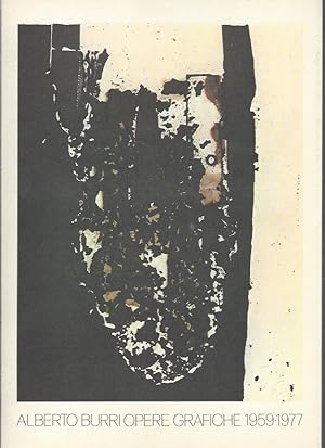 Seller image for Alberto Burri Opere grafiche 1959-1977 - Galleria 2RC Romas for sale by ART...on paper - 20th Century Art Books