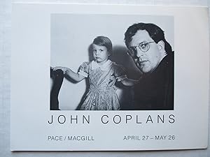 Bild des Verkufers fr John Coplans Pace / MacGill April 27-May 26 Exhibition invite postcard zum Verkauf von ANARTIST