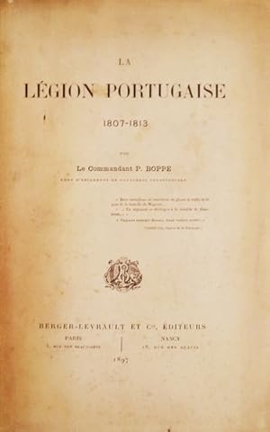 Bild des Verkufers fr LA LGION PORTUGAISE 1807-1813. zum Verkauf von Livraria Castro e Silva