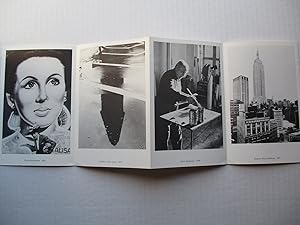 Image du vendeur pour Rudy Burckhardt Photographs Brooke Alexander 1978 Exhibition invite brochure mis en vente par ANARTIST