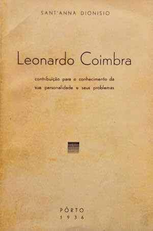 Seller image for LEONARDO COIMBRA. for sale by Livraria Castro e Silva