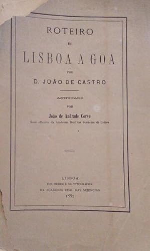 ROTEIRO DE LISBOA A GOA.