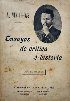 Imagen del vendedor de ENSAYOS DE CRITICA  HISTORIA. a la venta por Livraria Castro e Silva