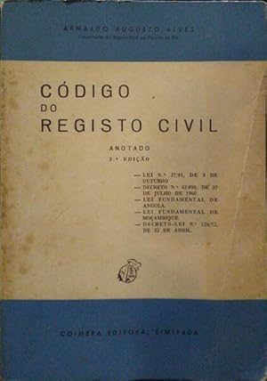 CÓDIGO DO REGISTO CIVIL.