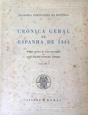 Seller image for CRNICA GERAL DE ESPANHA DE 1344. [1. EDIO] for sale by Livraria Castro e Silva