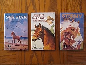 Marguerite Henry Horeshoe Library Grouping of Three (3) Trade Paperbacks, including: Sea Star - O...