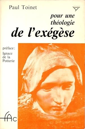 Seller image for Pour une thologie de l'exgse for sale by deric