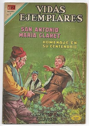 San Antonio María Claret . Vidas Ejemplares nº 321 Novaro 1970
