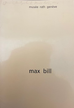 Seller image for Max Bill for sale by Wittenborn Art Books