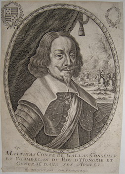 Portrait of Matthias Conte de Gallas.