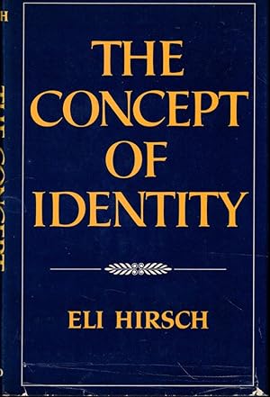 Seller image for The Concept of Identity for sale by Kenneth Mallory Bookseller ABAA