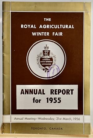 Royal Agricultural Winter Fair Annual report for 1955