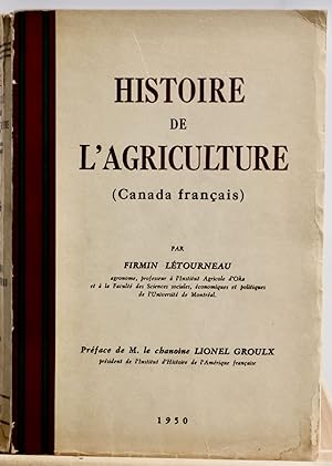 Histoire de l'Agriculture (Canada français)