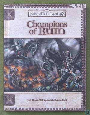 Seller image for Champions of Ruin (Dungeon Dragons D20 System Forgotten Realms) NICE for sale by Wayne's Books