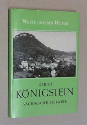 Bild des Verkufers fr Gebiet Knigstein Schsische Schweiz. Ergebnisse der heimatkundlichen Bestandsaufnahme im Gebiet von Knigstein und Hohnstein. 2. Auflage, neubearbeitet von Dieter Beeger. zum Verkauf von Antiquariat Sander