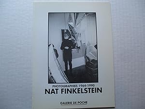 Imagen del vendedor de Nat Finkelstein Photographies 1964-1990 Galerie de Poche Exhibition invite postcard a la venta por ANARTIST